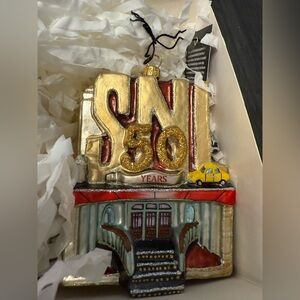 Saturday Night Live Limited Edition 50th Anniversary SNL Christmas Ornament NEW